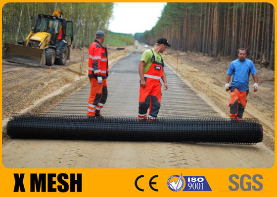 4x10m Mesh Netting Roll plástico preto ASTM D7737 para o projeto municipal