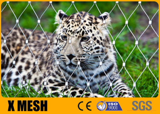 7X19 tipo fio Mesh For Animal Enclosures Rustproof do jardim zoológico de SS316L