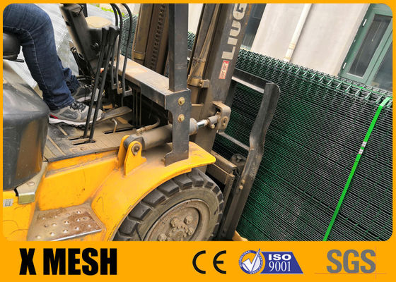 X ENGRENA O ODM da cerca da grade do metal de Mesh Fencing RAL 6005 do metal de 2x3m