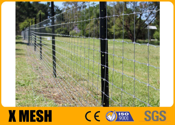 A cerca ASTM A121 da exploração agrícola do metal do fio 2.0mm articula a cerca comum do campo