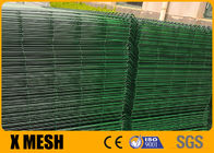 o PVC de Mesh Fencing do metal de 4 dobras revestiu BS 10244 50mmx200mm