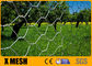 largura de 1.2m 2 polegadas de uso tecido de Mesh Fence Hexagonal Commercial Agricultural do fio de cobre