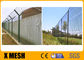 Campos da estrada de ferro de Mesh Fencing Black Color For do metal da alta segurança 50mmx150mm