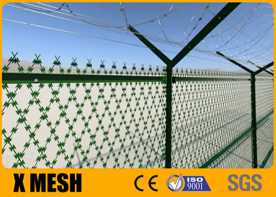 ASTM Bto-22 padrão soldou o fio Mesh Is Used In Airports da lâmina e bases itares