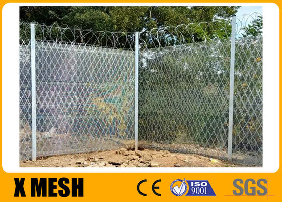 abertura sanfona soldada 2.0m da rede de arame 100mmx200mm da lâmina para o campo itar