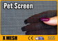 Largura de malha resistente a animais de estimação preto e cinza 60 polegadas 30% material de PVC como tela de janela de cão