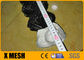 9 manutenção de Mesh Fencing ISO9001 do elo de corrente do vinil do preto do calibre baixa