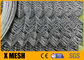 6061 bens de alumínio de Diamond Chain Link Mesh Fencing ASTM A 491