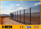 Anti escalada Mesh Fence Wire Diameter da estrada de ferro comercial da alta segurança 4.0mm Eco amigável