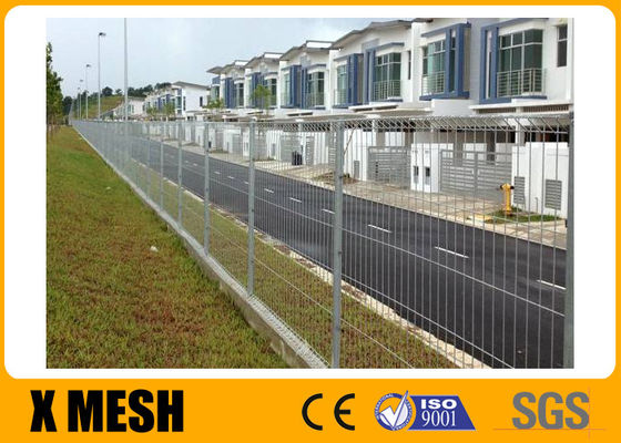 O PVC revestiu ou galvanizou a solda BRC de Rolltop que cerca a elevação de Mesh Panel 2.4m