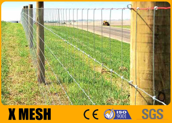 Cerca galvanizada With Wire Mesh do campo da junção de dobradiça 1.8m ASTM A121